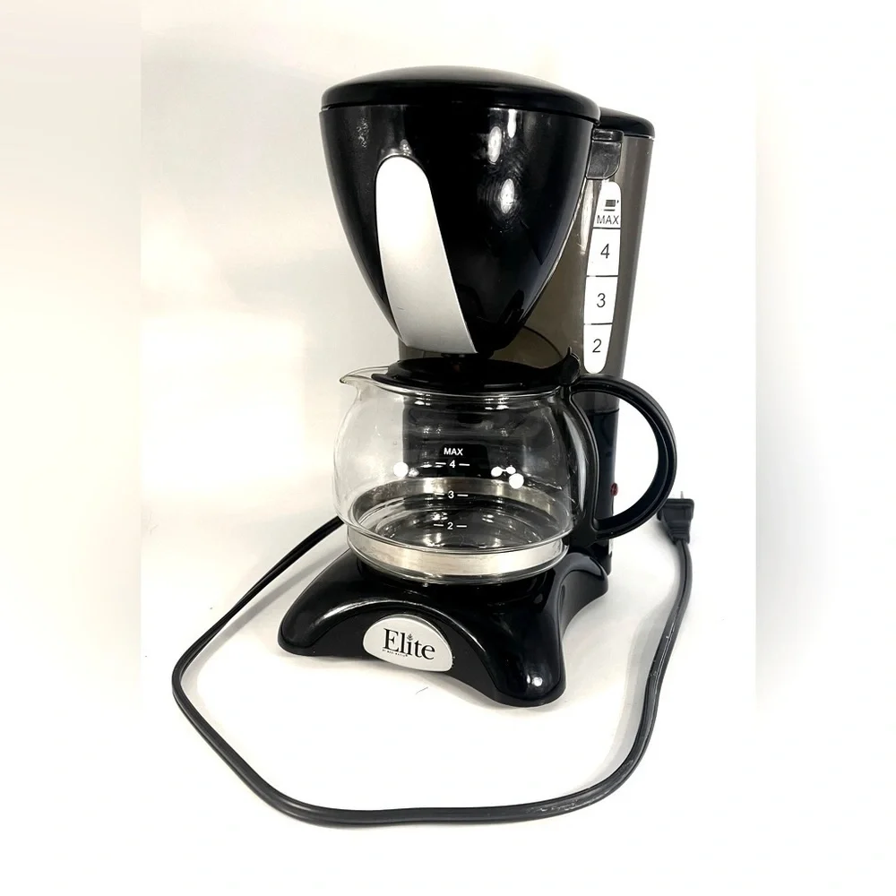 Elite by Maxi-Matic 4 Cup Personal Coffee Maker GUC Desk Dorm RV Drip Pause